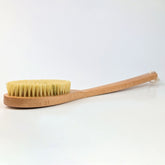 sisal long handle dry body brush with rope